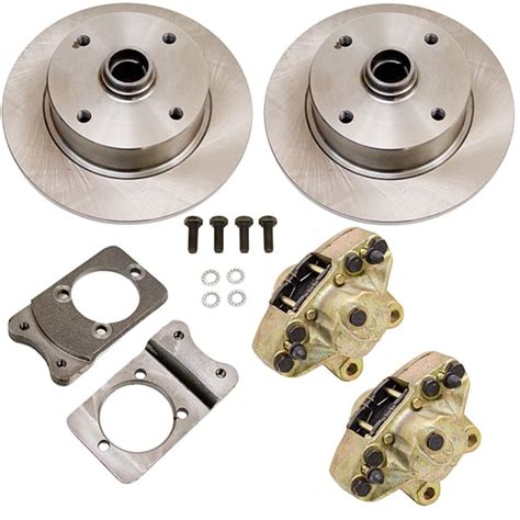 No Hassle Front Disc Brake Kit 4 Lug VW Pattern 4 X 130mm Fits 66