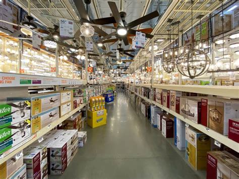 The Home Depot Store Department Section Aisles Light Section Editorial Image Image Of Large