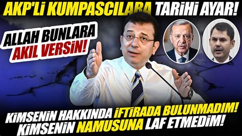 Ekrem Mamo Lu Ndan Akp Li Kumpas Lara Sert S Zler Kimsenin Namusuna