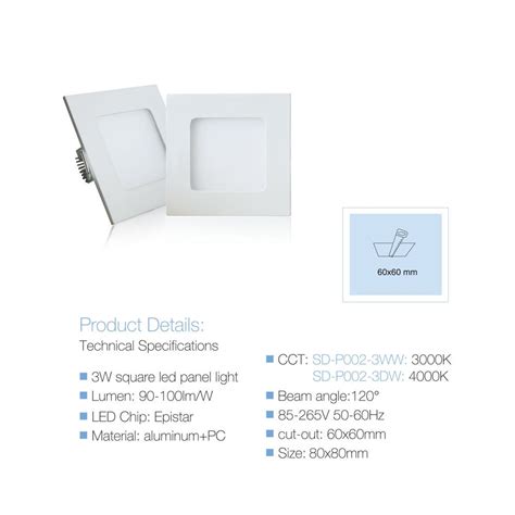 Led Panel Sd P Dw Fama Webshop