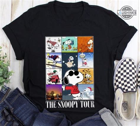 Snoopy Fall Crewneck Tshirt Sweatshirt Hoodie Mens Womens Kids Cute The Peanuts Autumn Eras Tour ...