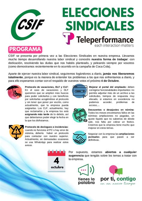 Calam O Privada Elecciones Sindicales Teleperformance