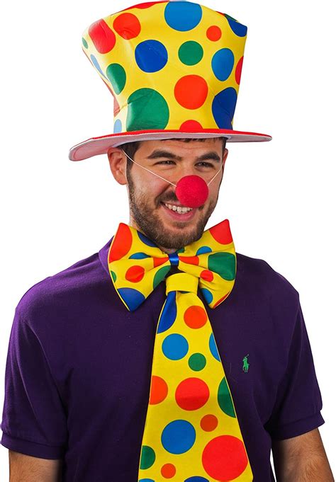 Funny Party Hats Clown Costume Clown Hat Jumbo Tie