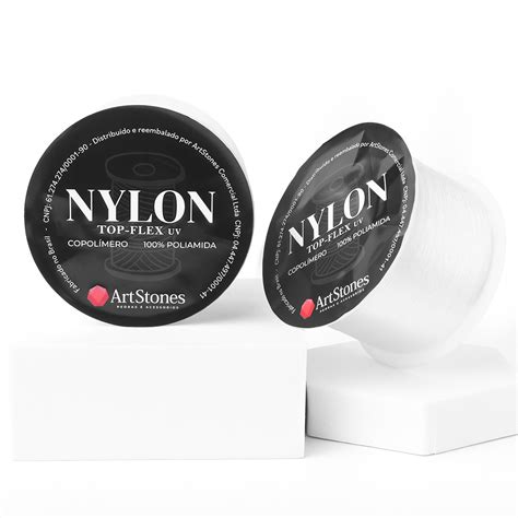 Fio De Nylon 0 30mm Cristal Rolo 100 Metros ArtStones