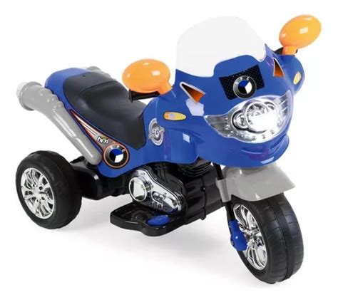 Moto Eletrica Infantil Speed Chopper Azul V Kg Home Play Frete Gr Tis