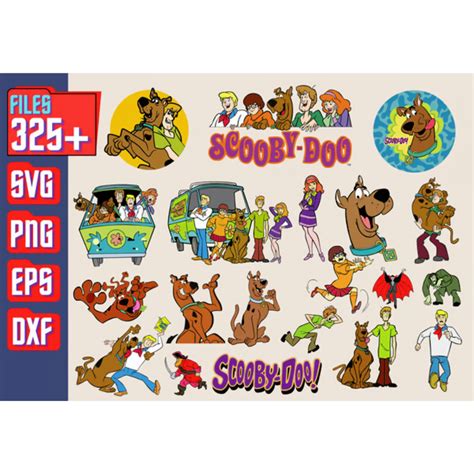 Scooby Doo SVG Bundle Files For Cricut Silhouette Scooby D Inspire