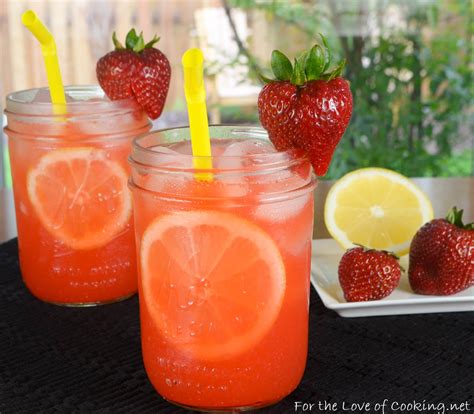 Strawberry Lemonade For The Love Of Cooking