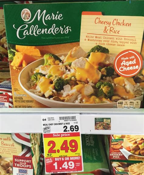 Marie Callenders Frozen Entrees Only 124 At Kroger Reg 269