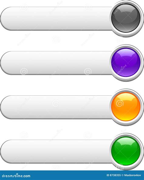 Internet buttons. stock vector. Illustration of site, buttons - 8738355