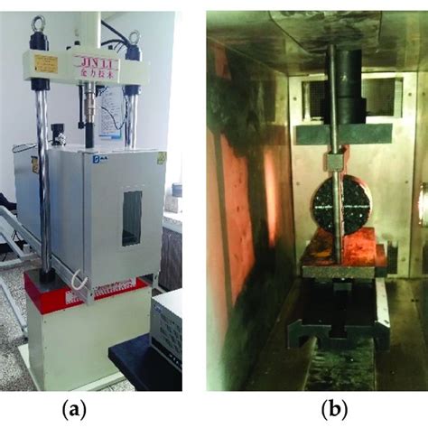 The Low Temperature Indirect Tensile Test A Testing Equipment B