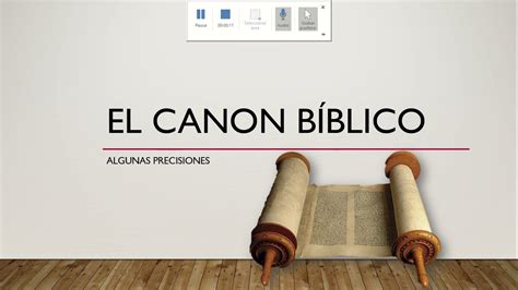 Tema 6 Canon Bíblico Youtube