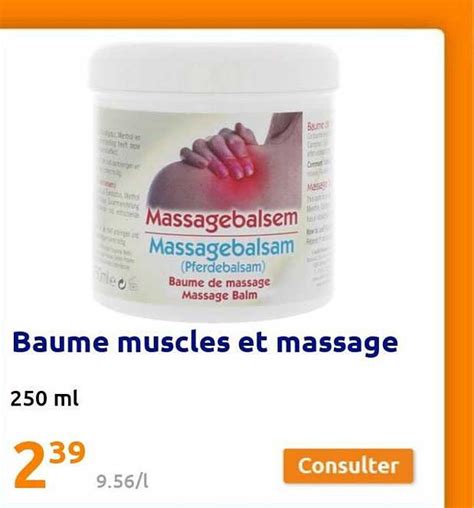 Promo Baume Muscles Et Massage Chez Action Icatalogue Fr