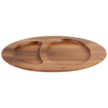 TableCraft Professional Bakeware CW30129 16 X 12 Oval Acacia Wood