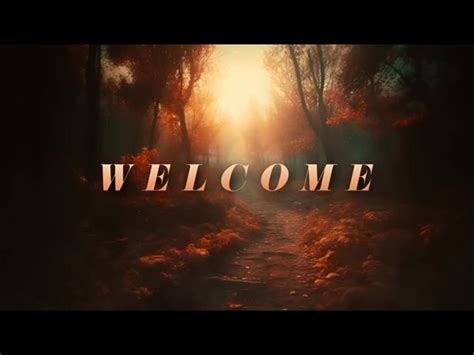 Autumn Path Welcome Shift Worship WorshipHouse Media