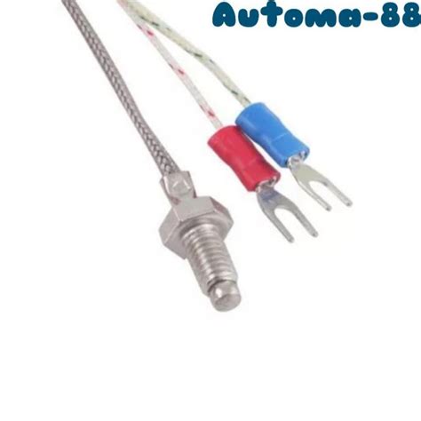 Jual NEWPRODUK THERMOCOUPLE K TYPE DRAT M6 0 400C SENSOR REX C100 KABEL