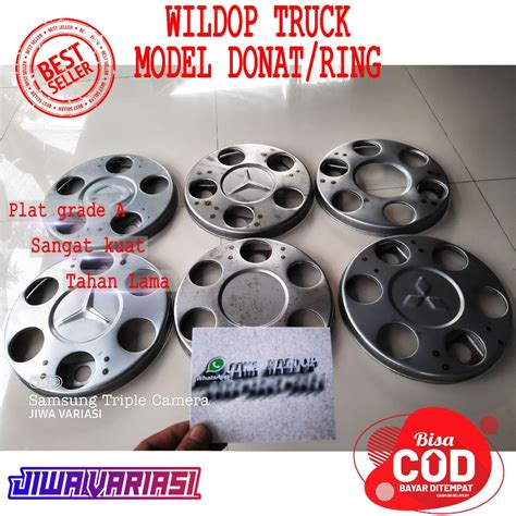 Jual SEPASANG 2PCS WHELDOP TRUK MODEL DONAT ATAU RING CANTER 6 HINO 5