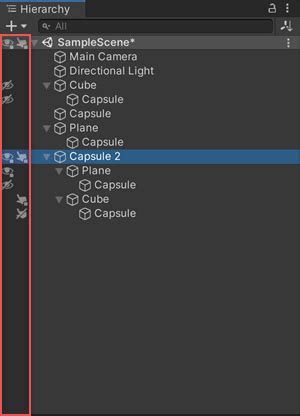 Unity - Manual: The Hierarchy window