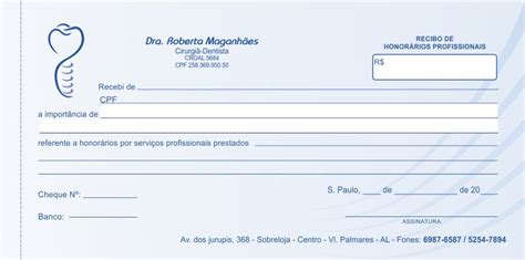 Art Y Odonto Modelos De Recibos Carbonados Para Dentistas