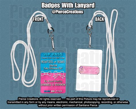 Custom Badge Lanyards – PIERCE CREATIONS