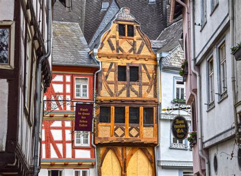 limburg lahn germany  timbered houses editorial photo image