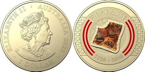 Australia Centenary Of Vegemite Coloured Dollar Uncirculated The