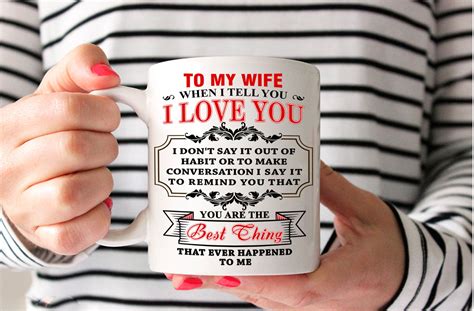 To My Wife Mug Love T For Wife You Are The Best Thing Etsy