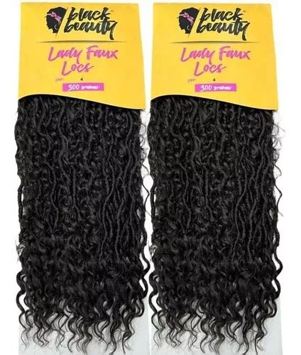 Cabelo Sintético Faux Locs Lady 300gr Black Beauty 2 Pacotes Frete grátis