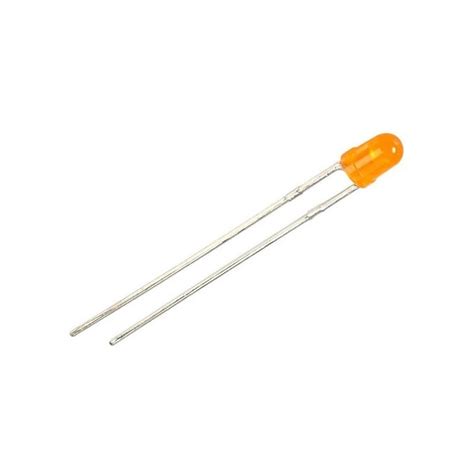 LED Naranja 3mm Difuso Micro JPM