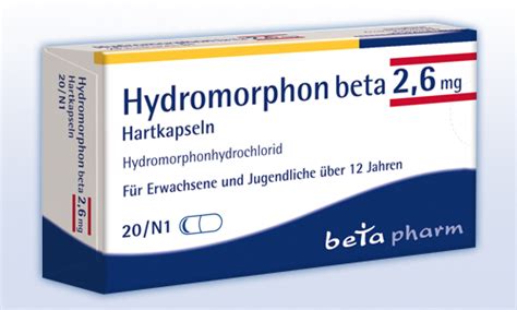 Hydromorphon Beta Mg Hartkapseln Von Betapharm Arzneimittel Gmbh