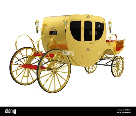 Vintage Carriage Isolated Stock Photo - Alamy