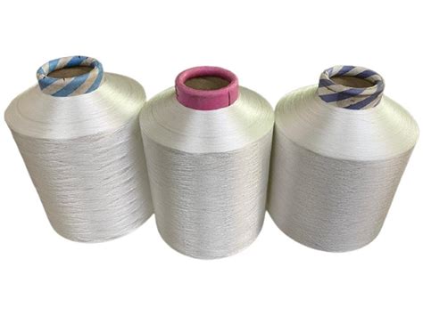 1 Ply Silver 75 Denier Bright Polyester Twisted Yarn For Textile