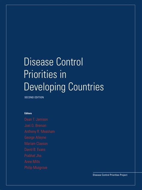 Disease Control Priorities In Developing Countries 2nd Edition By