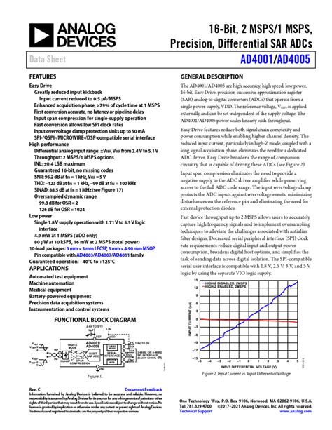 AD4005 Analog Devices ADCs Distributor Stock And Best Price