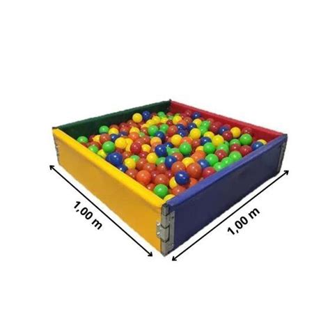 Cercadinho Piscina de Bolinhas Infantil 1x1 m de fábrica 500