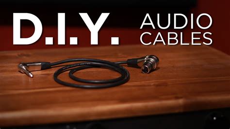 How To Make XLR To TRS Audio Cables YouTube