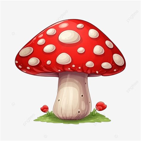 Dibujos Animados Lindo Ag Rico De Mosca Seta Amanita Muscaria Png