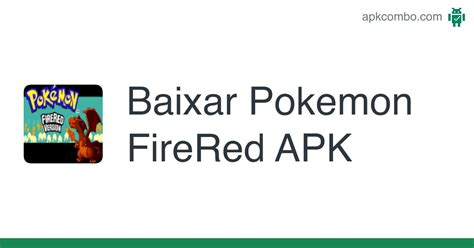 Pokemon Firered Apk Android App Baixar Grátis