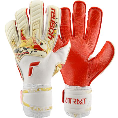 Reusch Attrakt Gold X Glueprint White