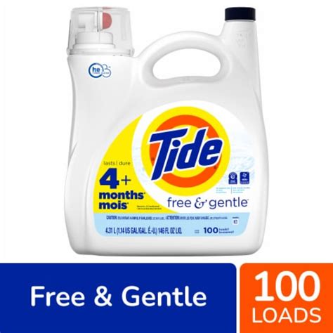 Tide Free Gentle Unscented Liquid Laundry Detergent 146 Fl Oz Kroger