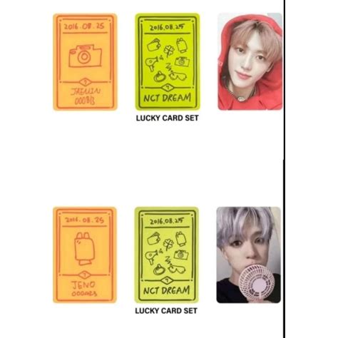 Jual READY STOCK Lucky Card Set NCT Dream Md Anniv 7th Jaemin Jeno