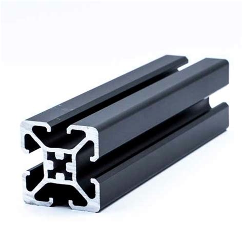 40x40 Aluminium V Slot Extrusion Black Anodised Aluminium Extrusion Company