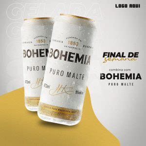 Final De Semana Combina Bohemia Puro Malte Social Media Psd