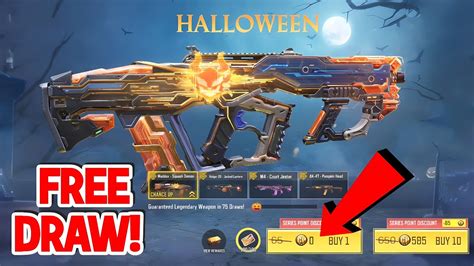 Free Draws For Legendary Skins In Halloween Series Draw Cod Mobile