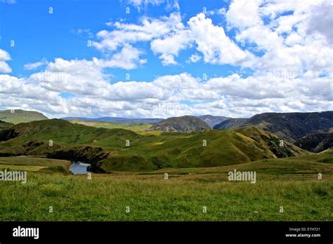 New Zealand Countryside Stock Photo Alamy