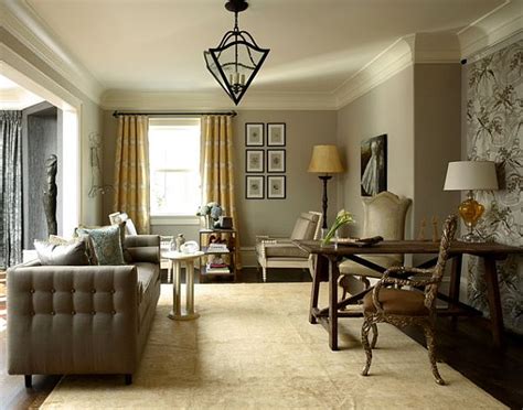 crown molding in contemporary living room - Decoist