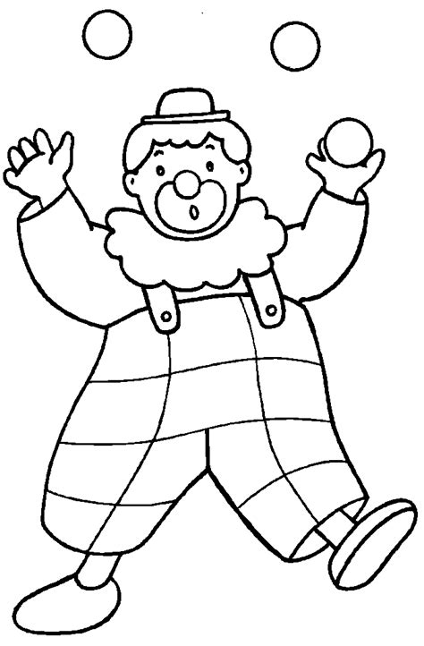 Dessins Gratuits Colorier Coloriage Clown Imprimer