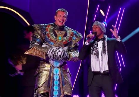 The Masked Singer Reveals Rob Gronkwoski As The White Tiger As Fans Celebrate The Nfl Star’s