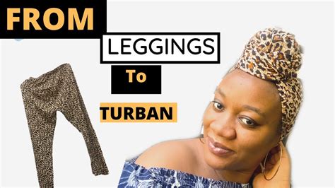 Easy Diy Headwrap Tutorial Using Leggings Turban Style With Leggings