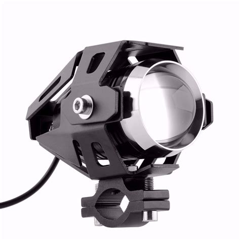 Farol Milha Led Auxiliar Neblina Moto Aluminio U5 Brinde R 249 99