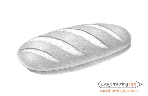 How To Draw Bread Step By Step Easydrawingtips